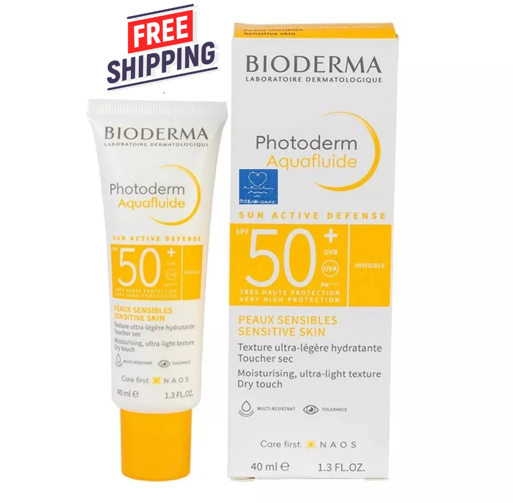 Bioderma Photoderm Aquafluide Invisible Sunscreen Spf 50+ 40ml Exp 01/2027