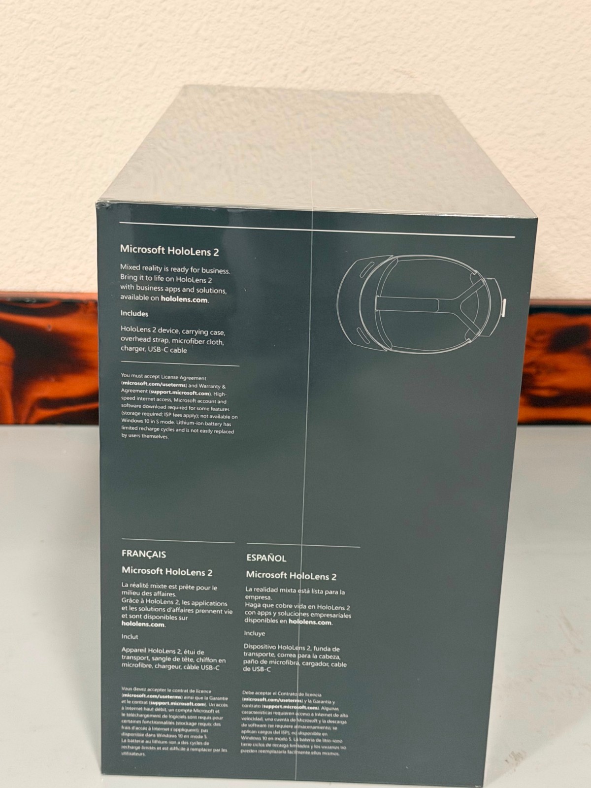 Microsoft HoloLens 2 Industrial Edition Model No. 1855 w/Case & Accessories