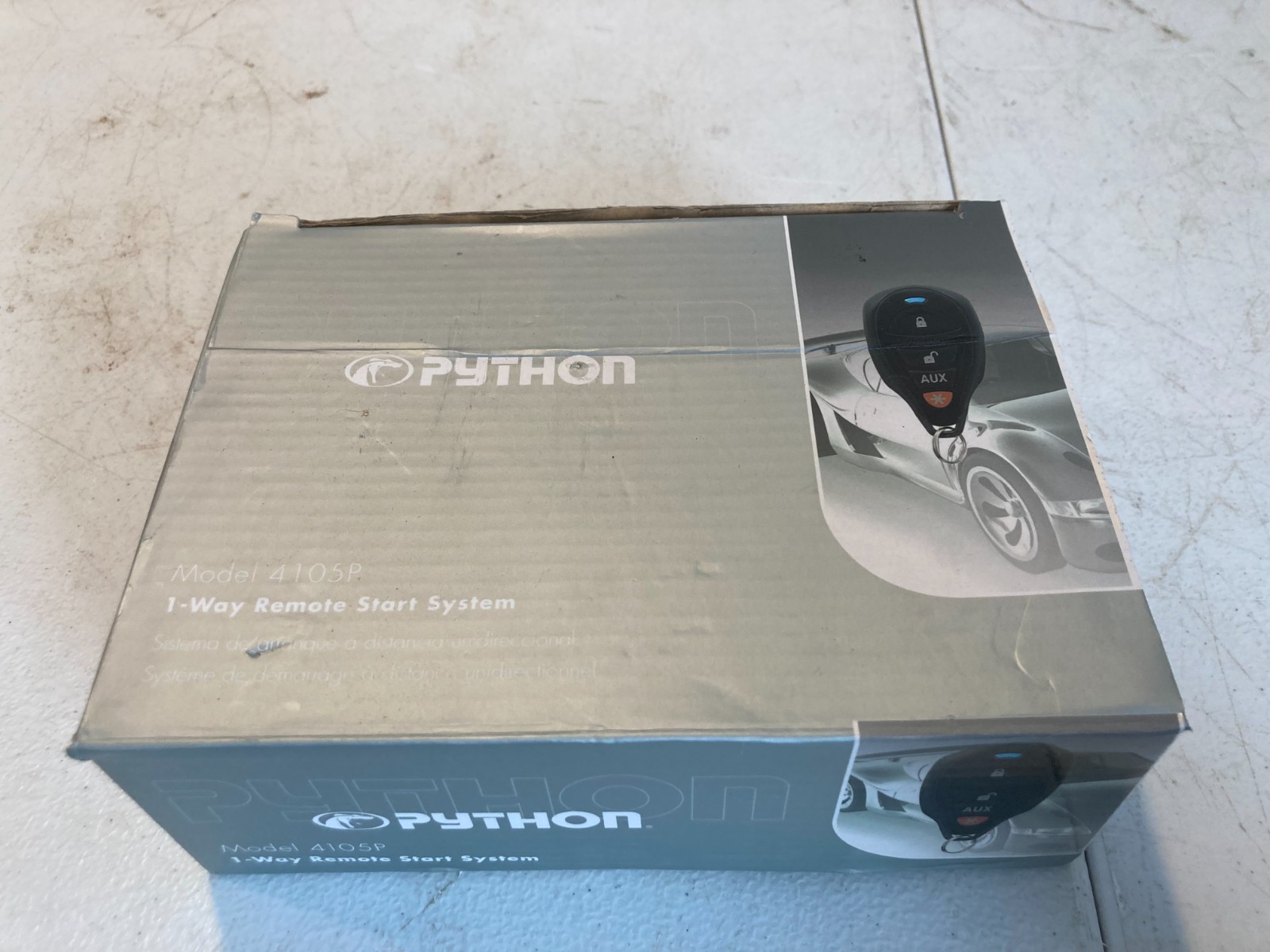 Python 4105P 1-Way Remote Start System Complete Kit DEI Directed