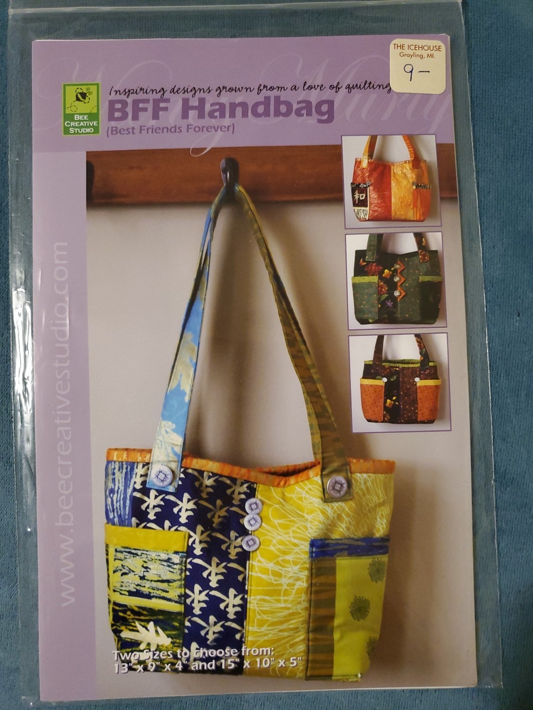 BFF HANDBAG Quilting Pattern Bee Creative Studio
