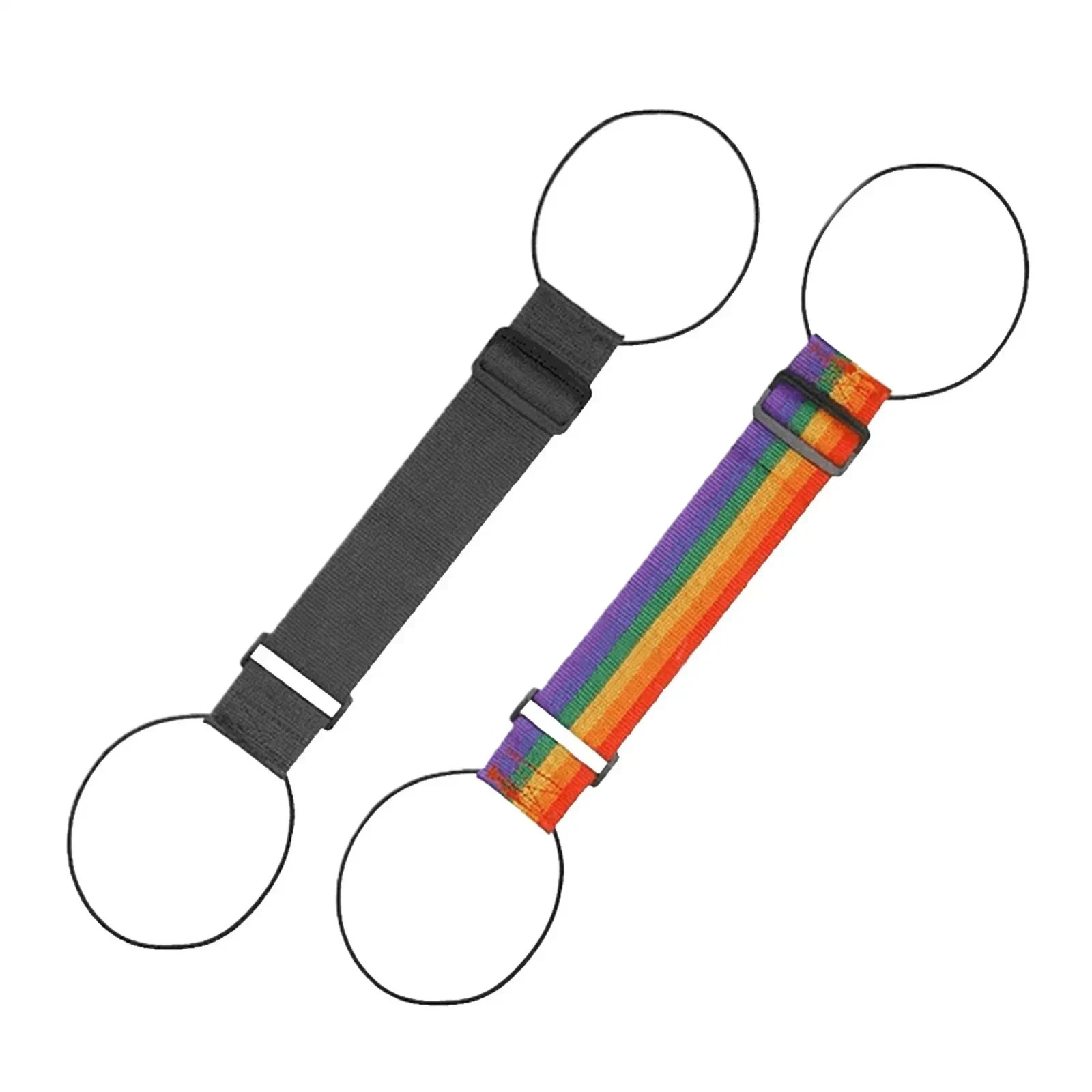 2pcs Luggage Connector Straps Add a Bag Luggage Strap with O-Ring, Adjustable