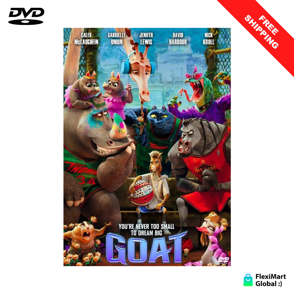 DVD Goat 2026 Animation Family Comedy Movie All Region Free Shipping New