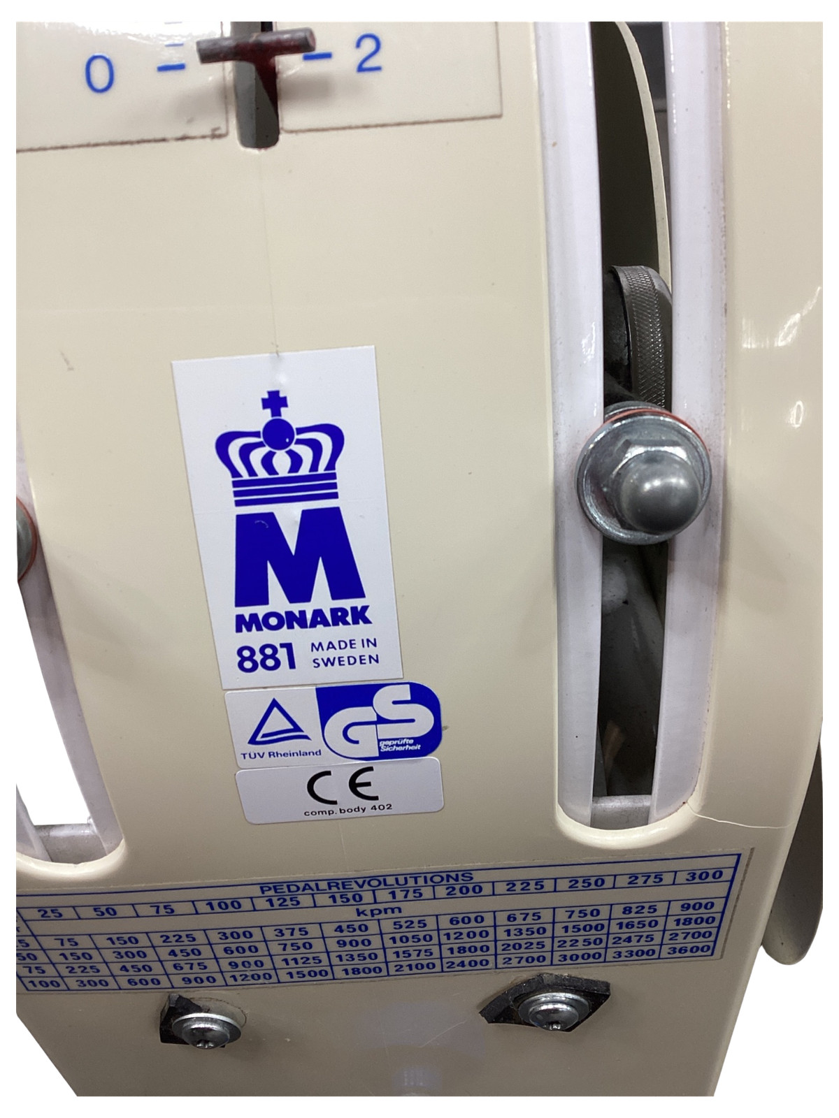 MONARK 881 REHAB TRAINER UPPER BODY ERGOMETER