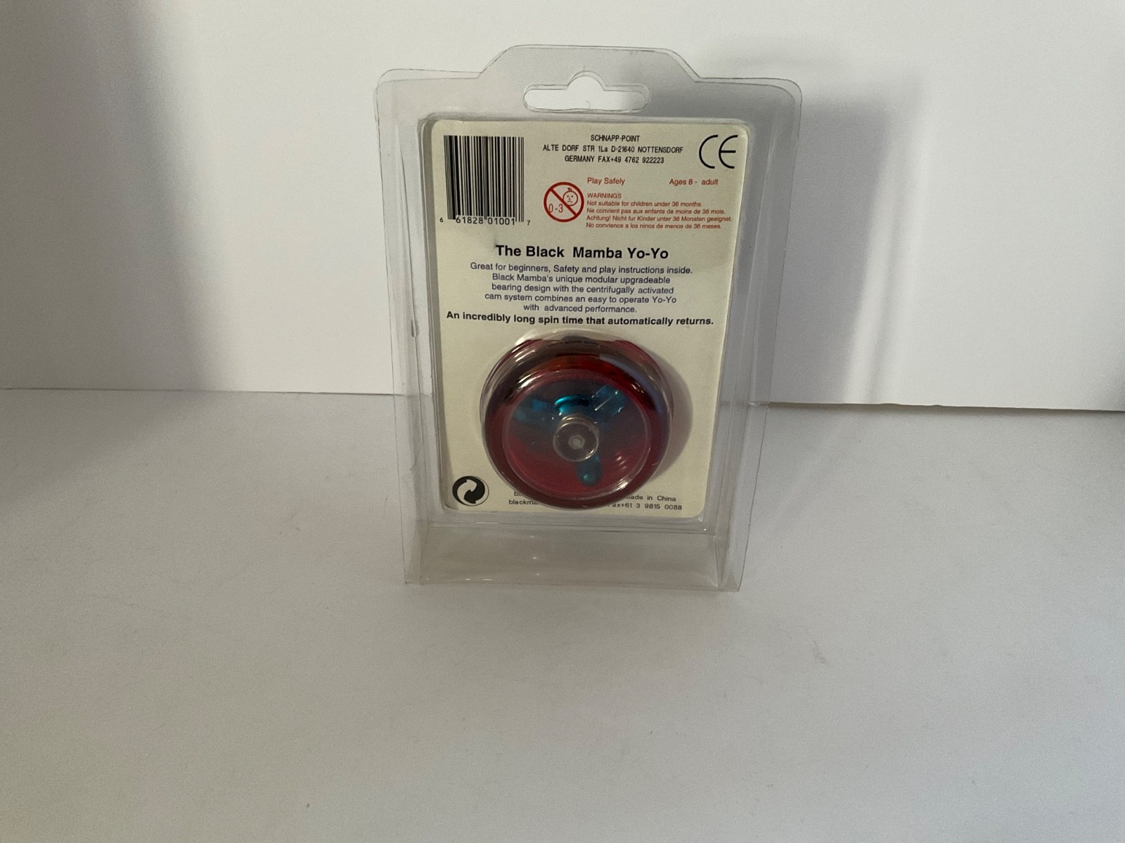 ABBE Black Mamba 3 Star Red Vintage Yo-yo - Sealed / Rare