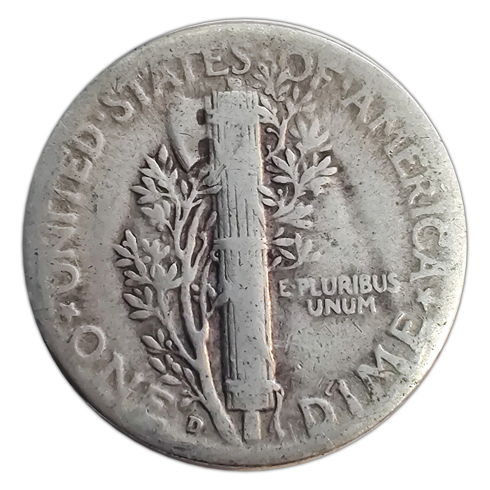1945-D Mercury Dime G Good 90% Silver