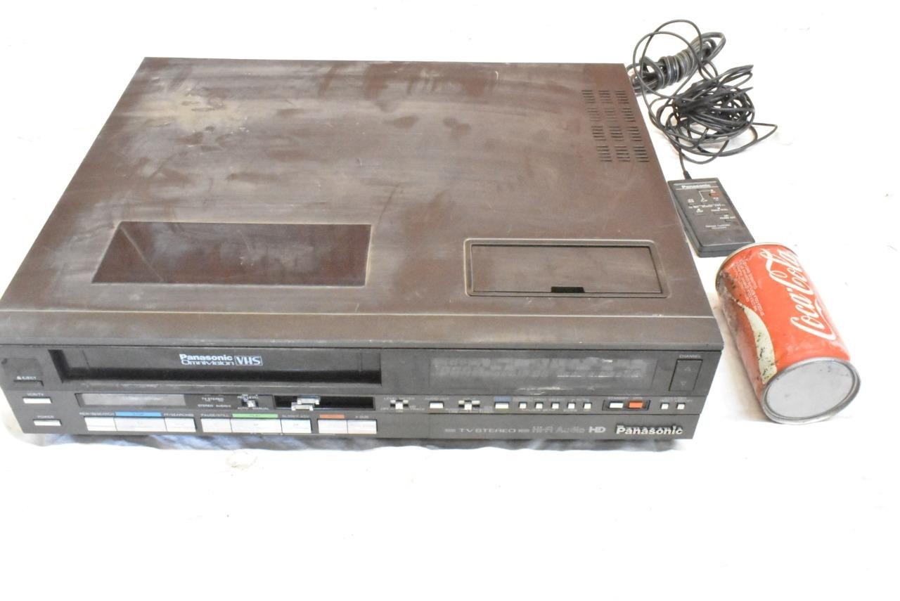 Vintage Panasonic PV-1640 HiFi Stereo VCR Video Player Recorder