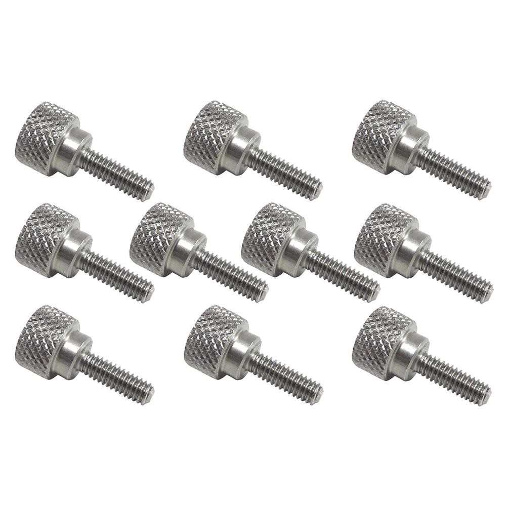 Taytools 10 Piece 303 Stainless Steel Diamond Knurled Thumb Screw Sets QTS4