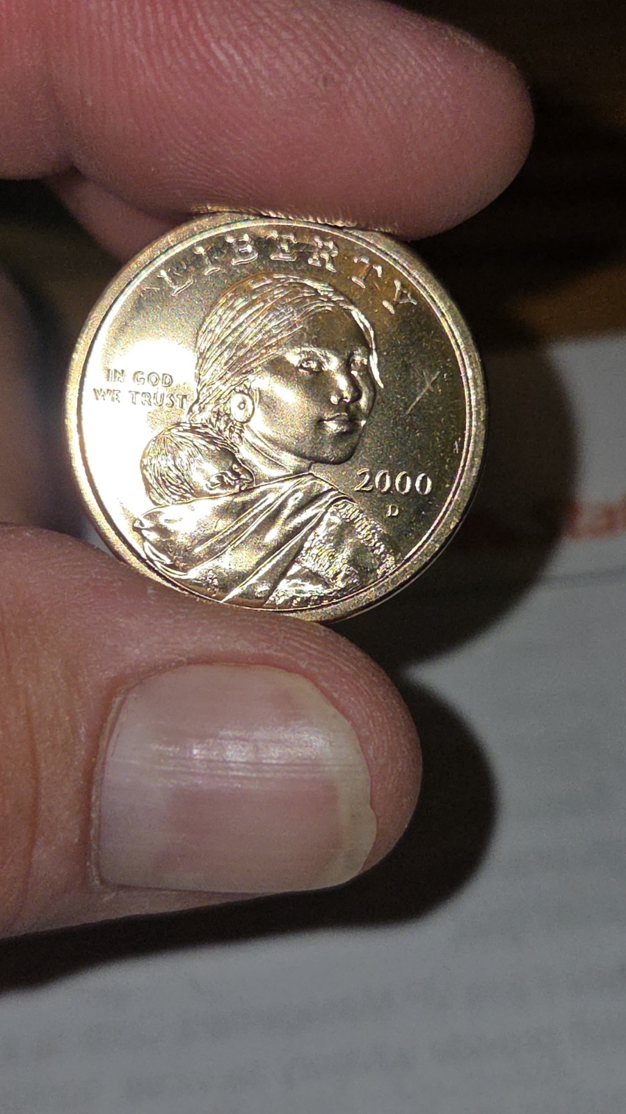 2000 D Sacagawea Dollar Coin Uncirculated Uncertified