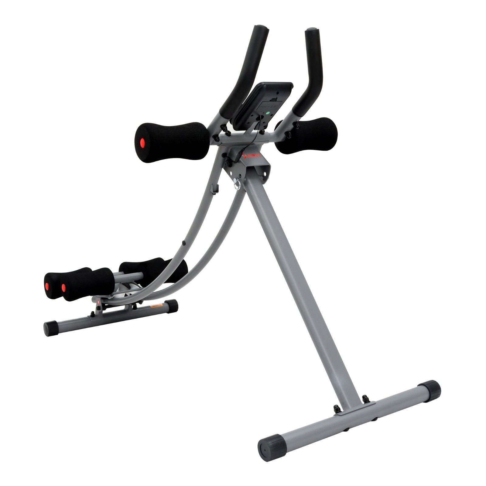 Ab Abdominal Exercise Machine Roller Waist Trainer with Elbow Support Foldable