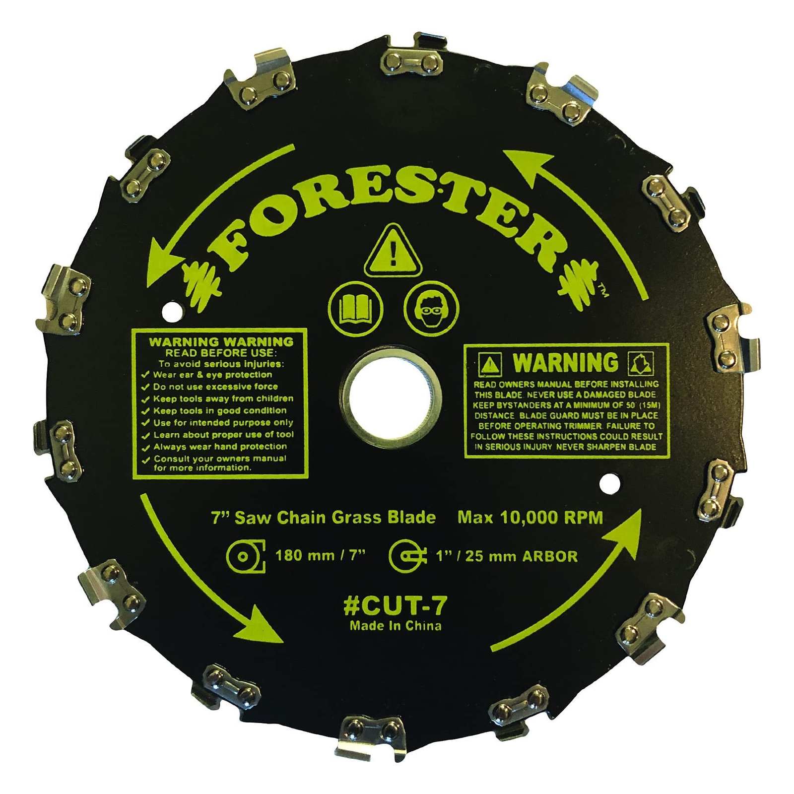FORESTER Chainsaw Brush Cutter Blade and File Set