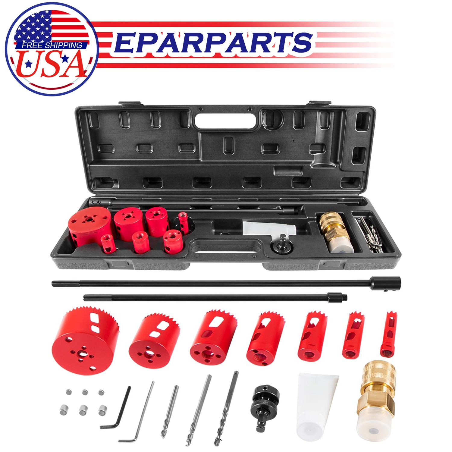 08350 DM3MECH Mechanical Hot Tapping Machine Complete Kit for NPT 3/4" to 4"