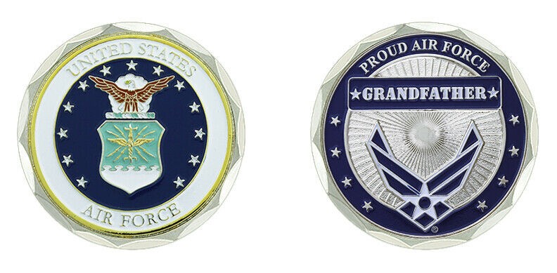 US AIR FORCE PROUD GRANDFATHER COIN