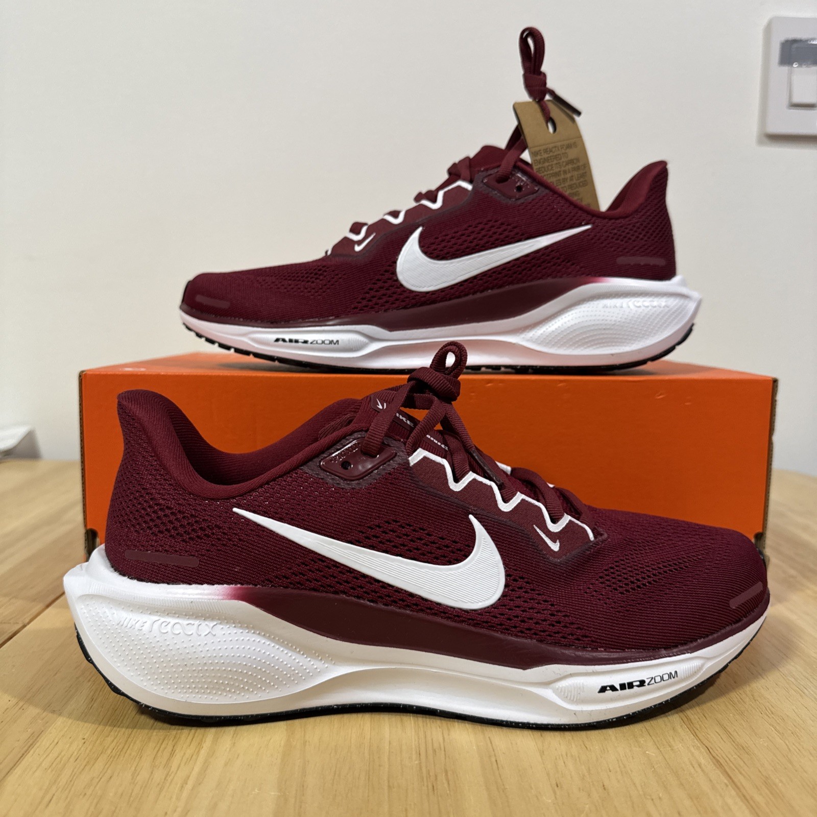Women’s Size 9 - Nike Air Zoom Pegasus 41 TB Team Maroon HF1538-600