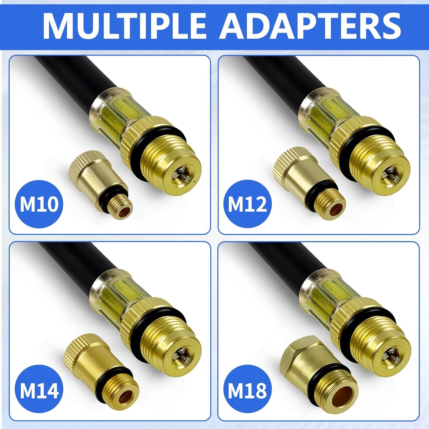 Compression Tester with Spark Plug Tester, Automotive Engine Compression Tester