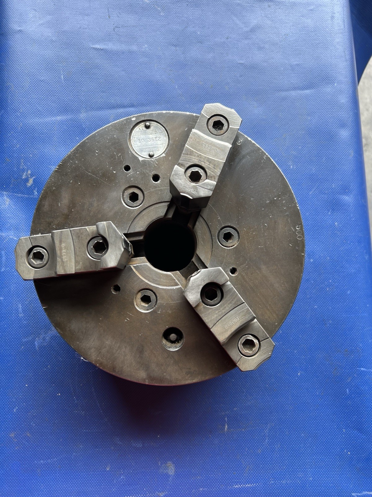 USED     Cushman 1036E2 Lathe Chuck – 10” – 3 Jaw