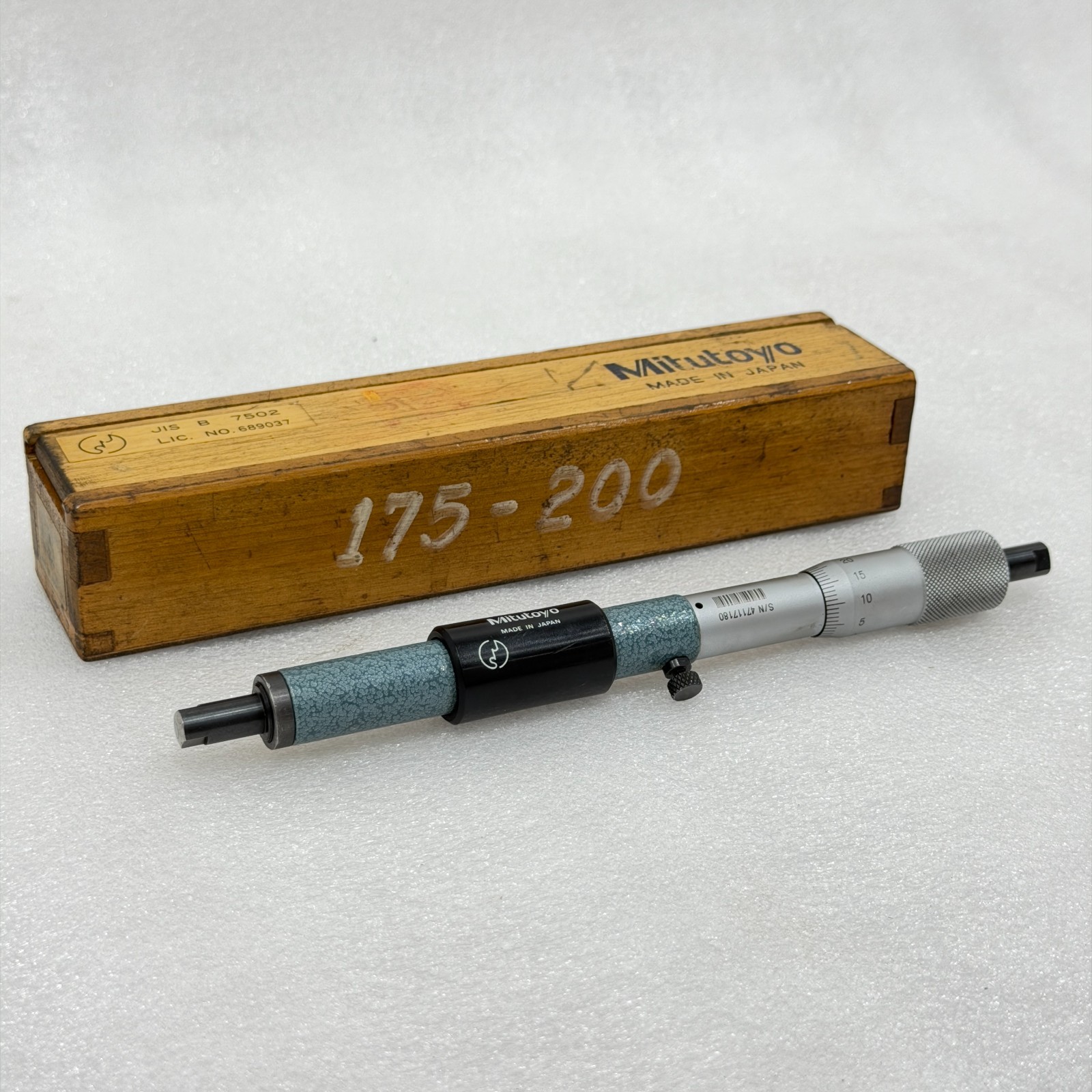 MITUTOYO IM-200 ROD INNER MICROMETER 175-200MM RANGE 133-148 JAPAN 5810752 FEDEX