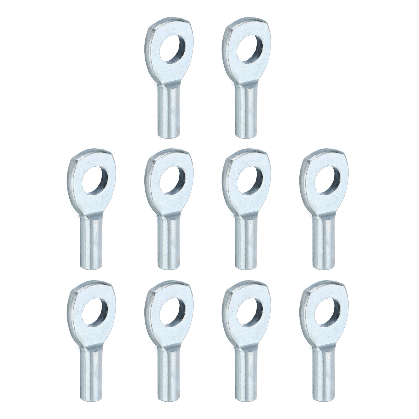 10Set Cable Ball Stopper Gym Machine Accessories for 5mm Cable Fitness Silver