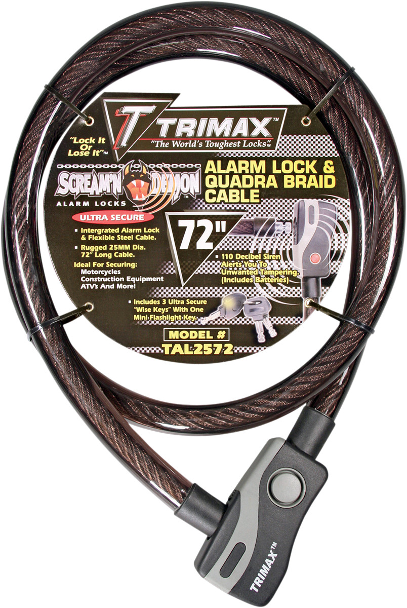 Trimax Alarm Cable Lock - TAL2572