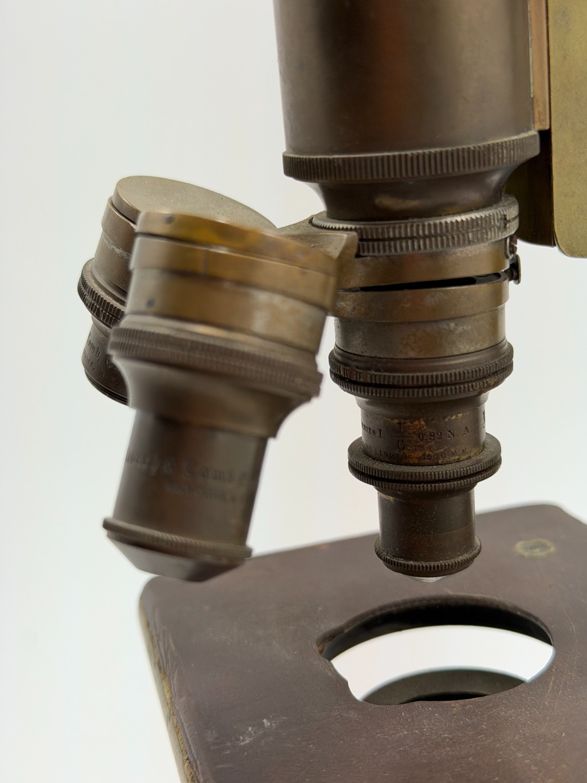 Antique Brass Microscope – Rochester NY