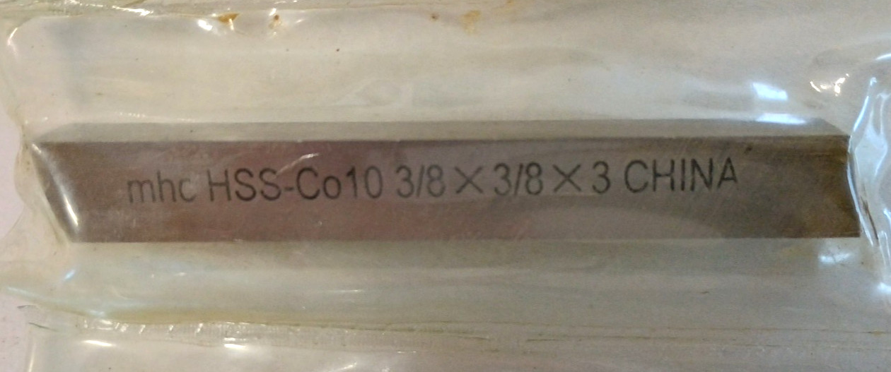 MSC Lathe Cutting Tool Blank HSS-CO 3/8 x 3/8 x 3 Lot of 5 Import
