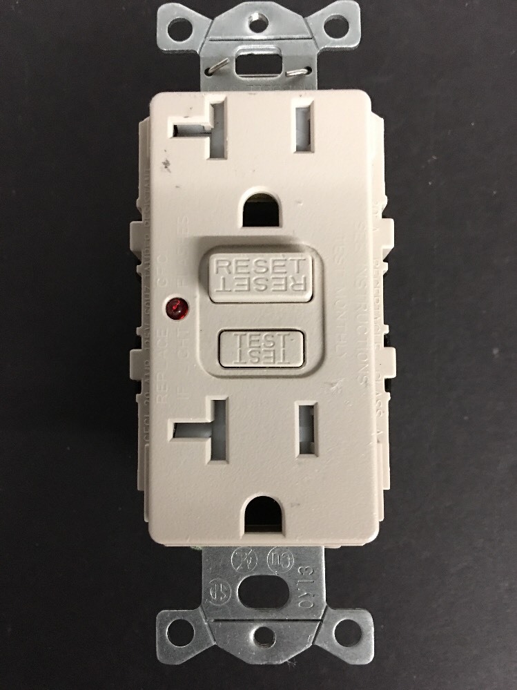 Lutron SCR-20-GFTR-TP Colors 20-Amp Tamper Resistant GFCI Receptacle (B6)