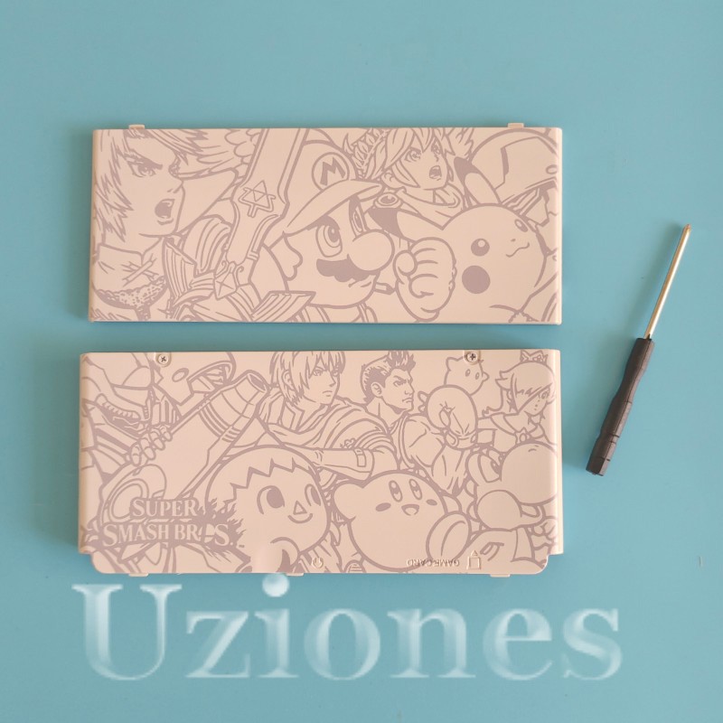 Top+Bottom Plates Cover Housing Shell Faceplate Case For Nintendo New 3DS 2015