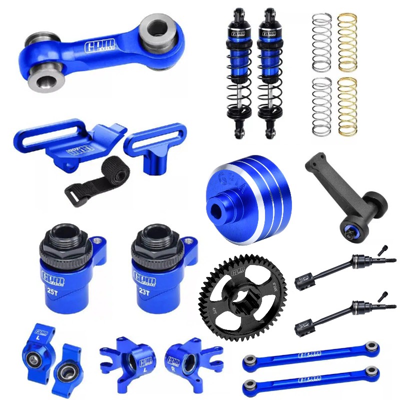 For TRAXXAS MINI MAXX MONSTER TRUCK-107154-1 RC Car Full Parts Metal UpgradeS