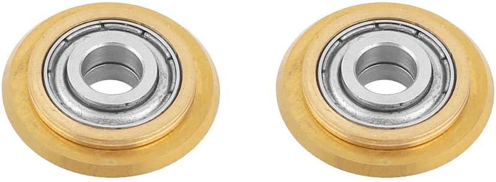 Titanium Coating Tungsten Carbide Tile/Glass Cutter Wheel Replacement 2Pcs
