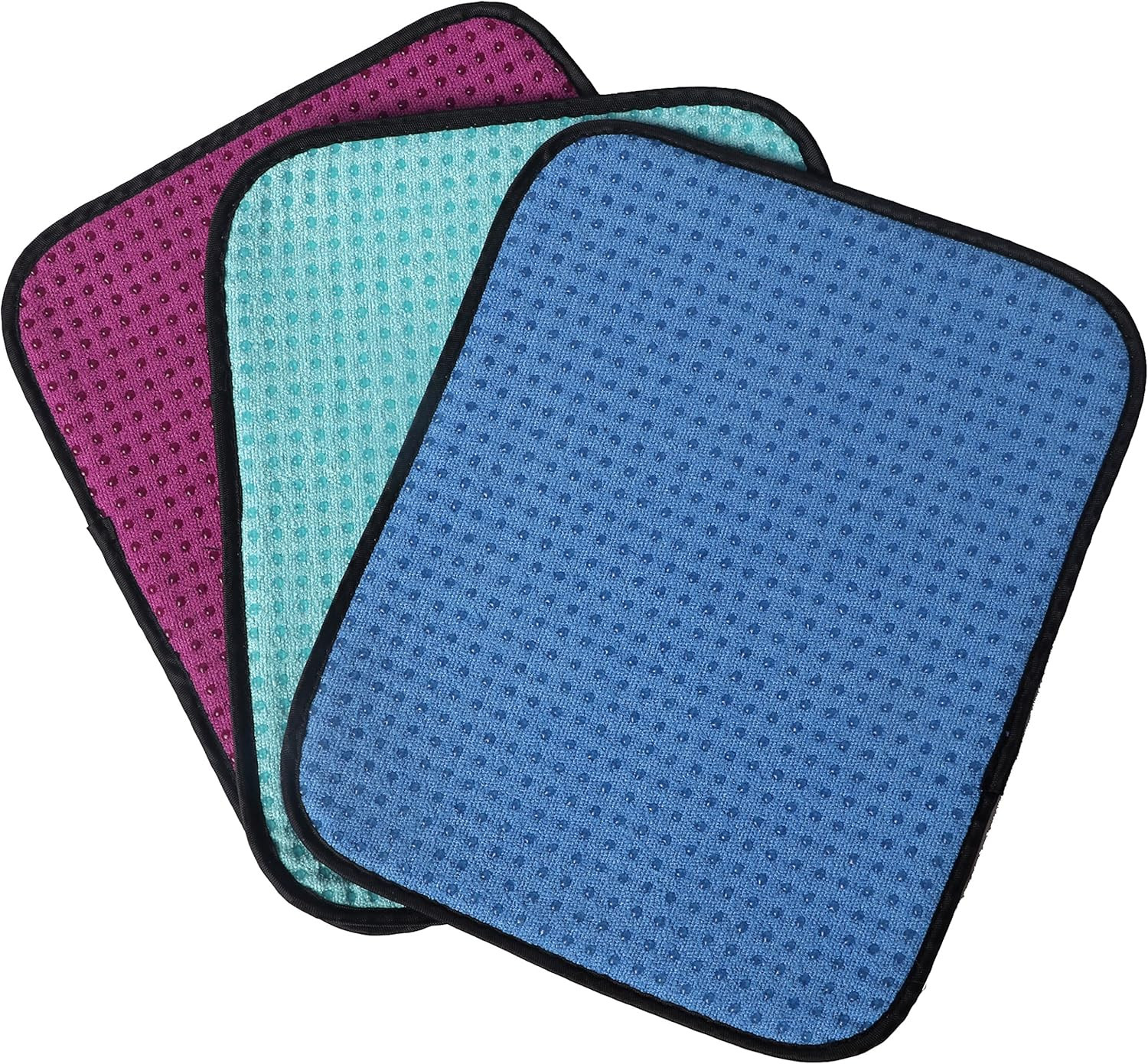 (3-Pack Multicolor Microfiber Bowling Ball Towel - 10"X8" Premium Quality Bowlin
