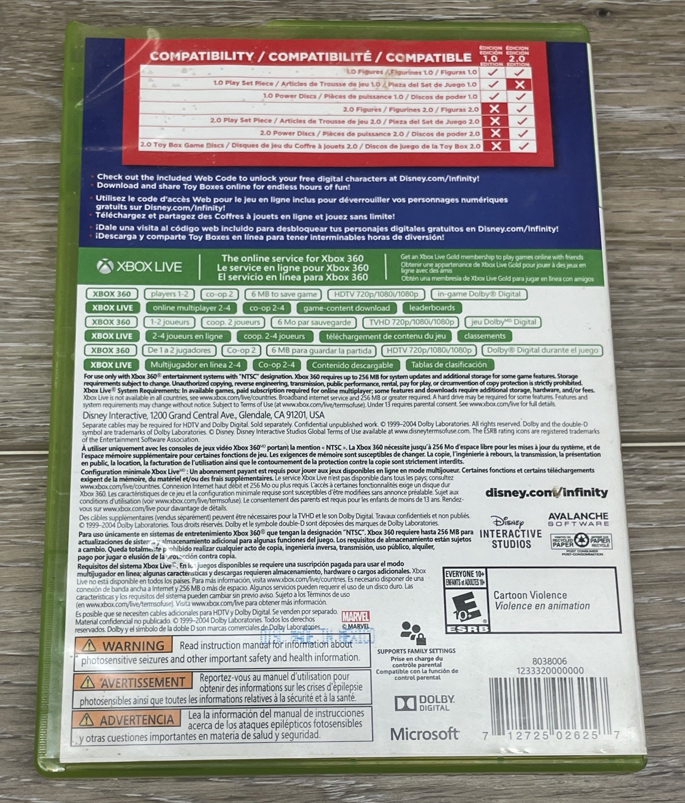 Disney Infinity 2.0 Edition (Microsoft Xbox 360) Free Shipping