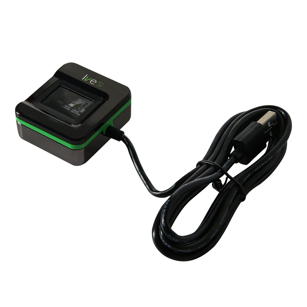 ZKTeco Live20R LED Fingerprint Scanner Reader ID Fingerprint Sensor W/ USB Cable