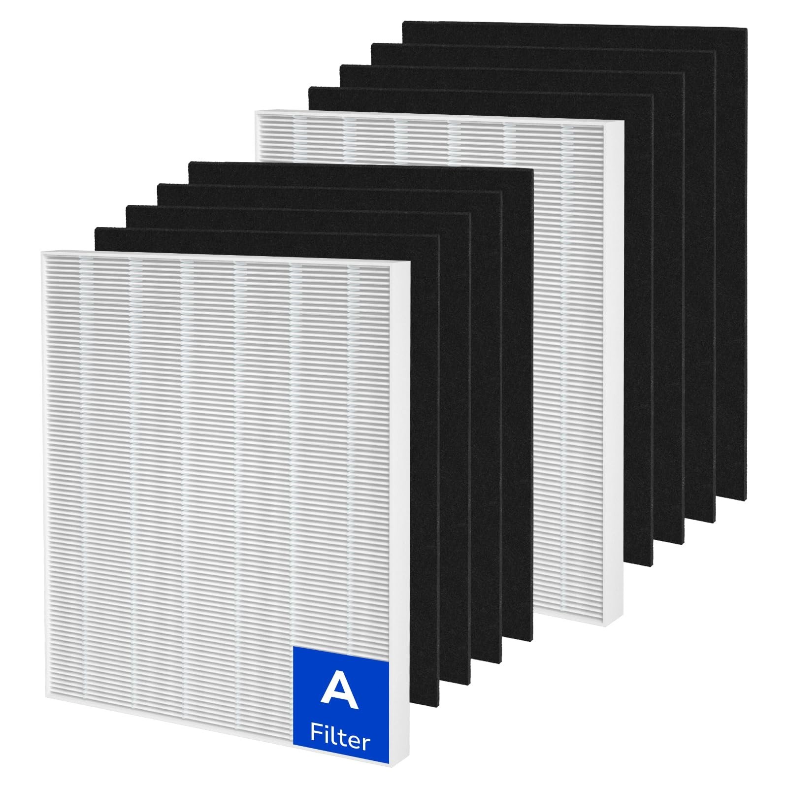 [2+8 Pack] 115115 Replacement Filter A for Winix C535, 5300, 5300-2, 6300, P300