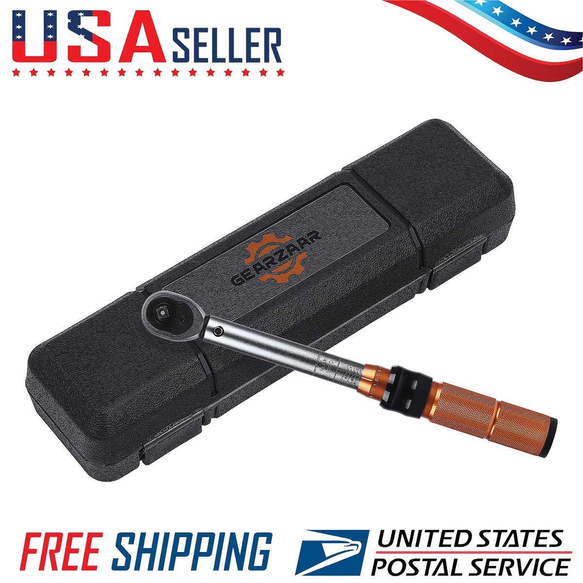 Drive Click Torque Wrench Snap Socket Ratcheting 1/4" 2-20Nm 17.7-177 INLB