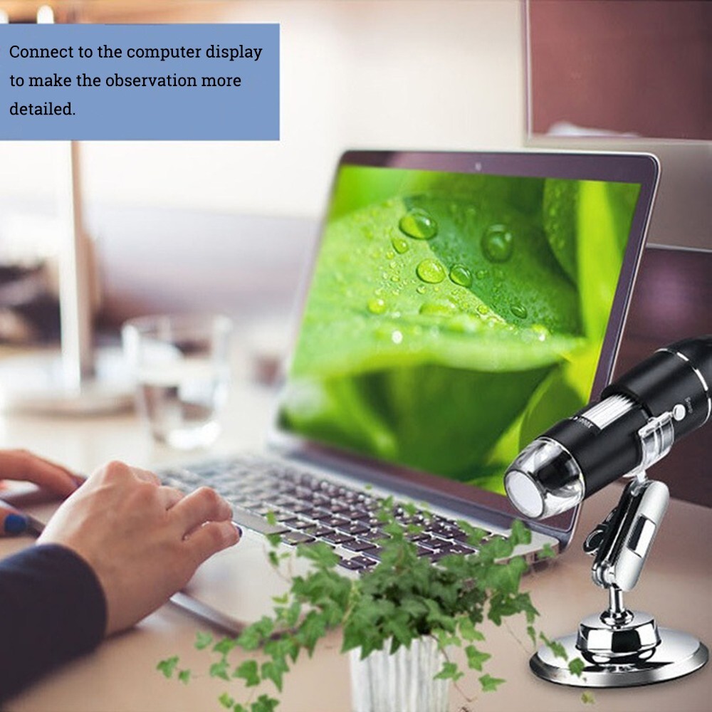 1600X Focus Microscope 3in1 HD Digital Microscope Electron USB Microscope