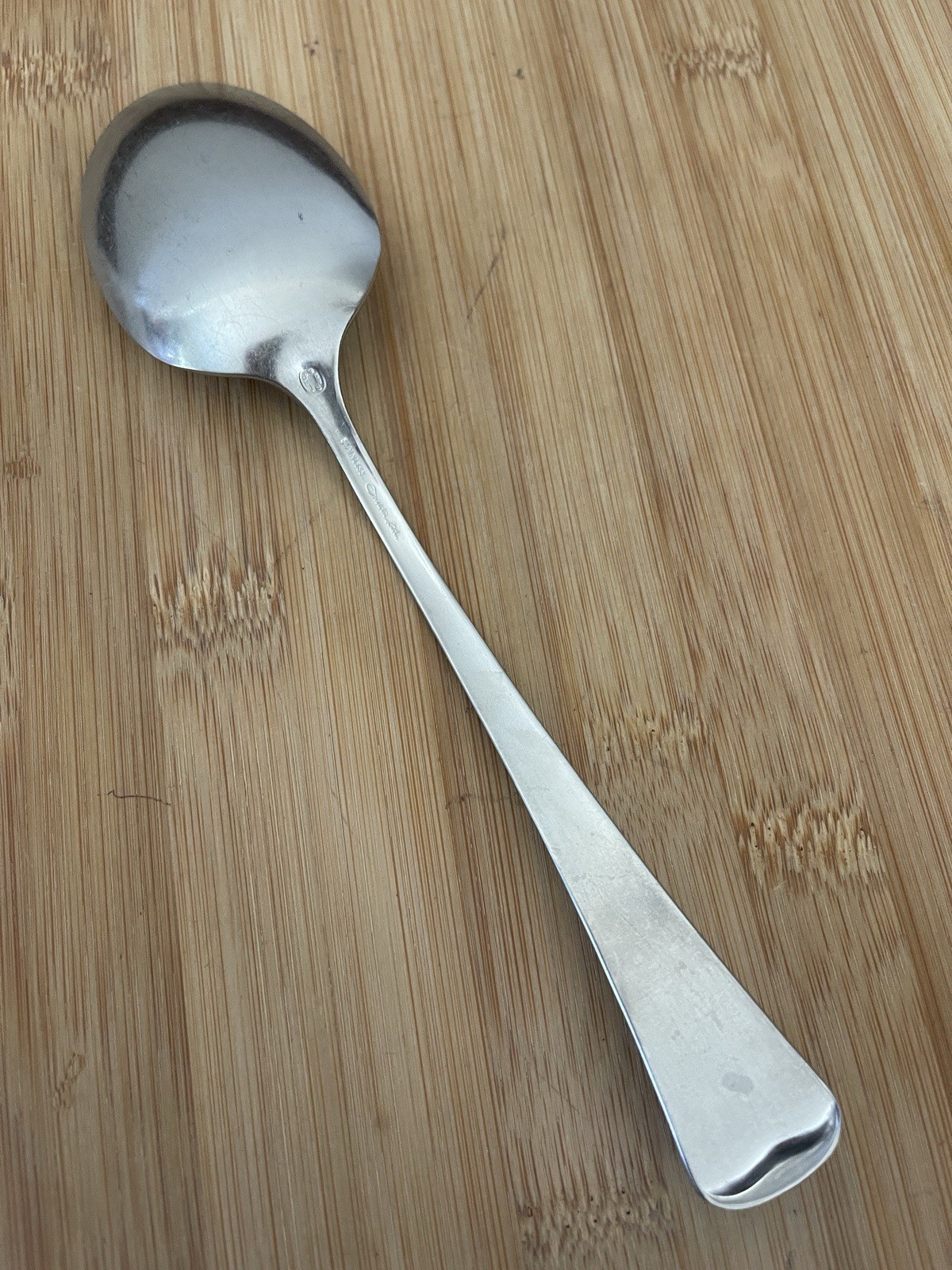 WYNDHAM Oneida 1881 Rogers Glossy Stainless SERVING TABLE SPOON 8.25"