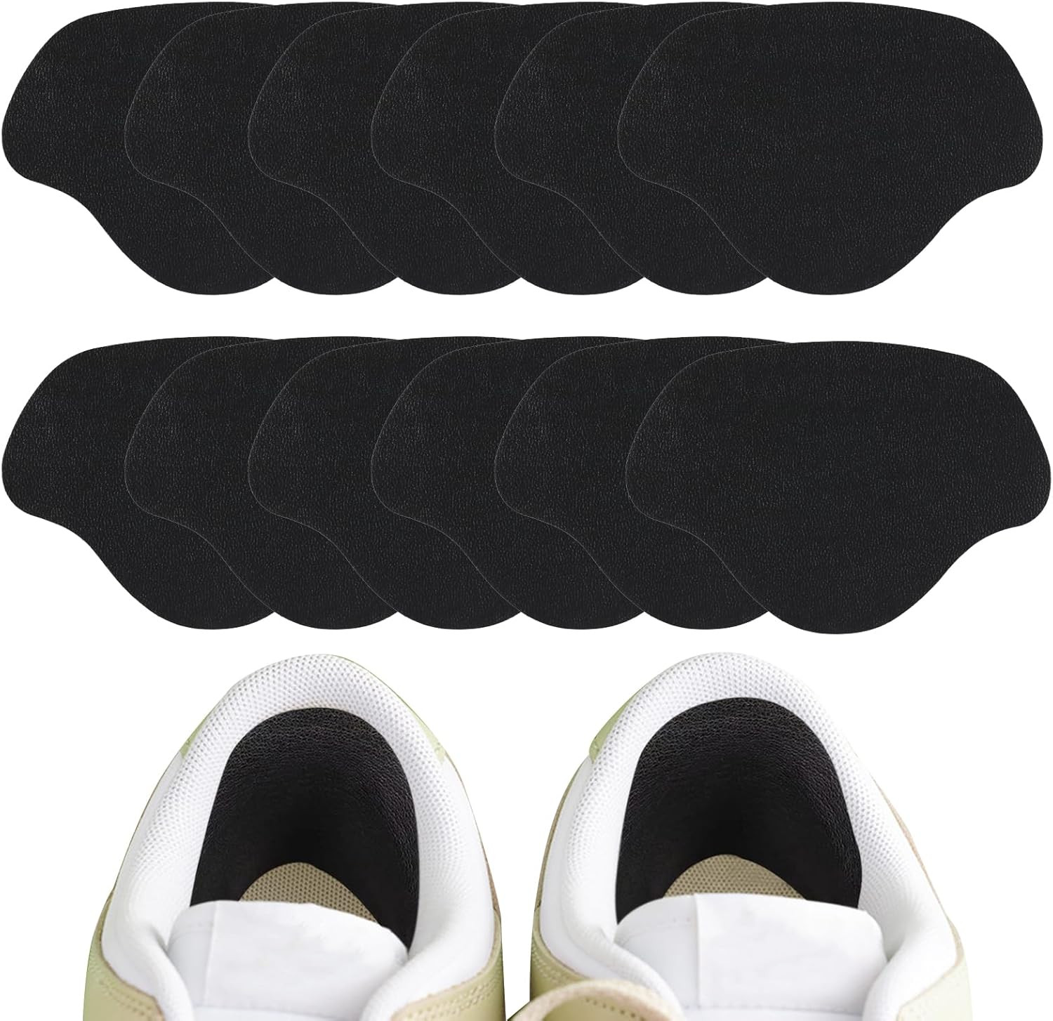 12 Pcs Shoe Heel Repair Patches Self-Adhesive Kit for Sneakers Boots Toe Wear
