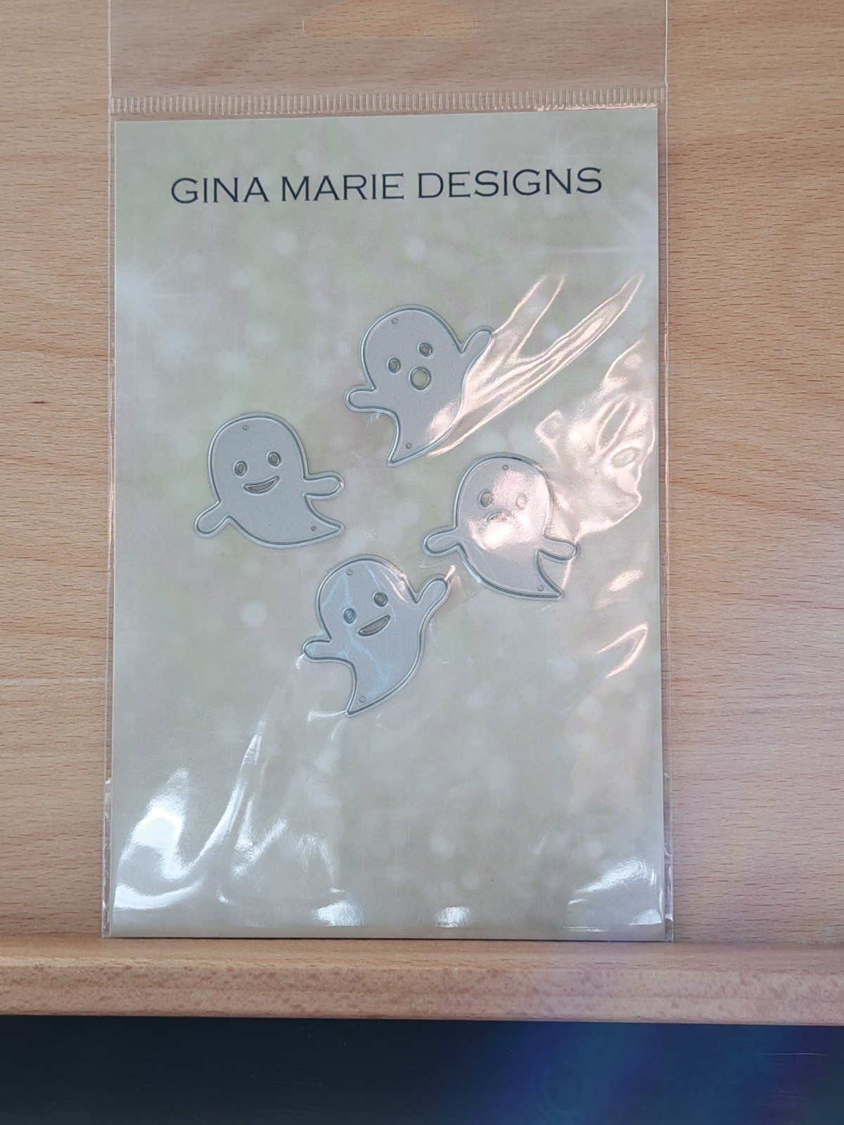 784 Gina Marie Designs Little Boo Ghosts Tiny Mini Halloween Craft Cutting Die