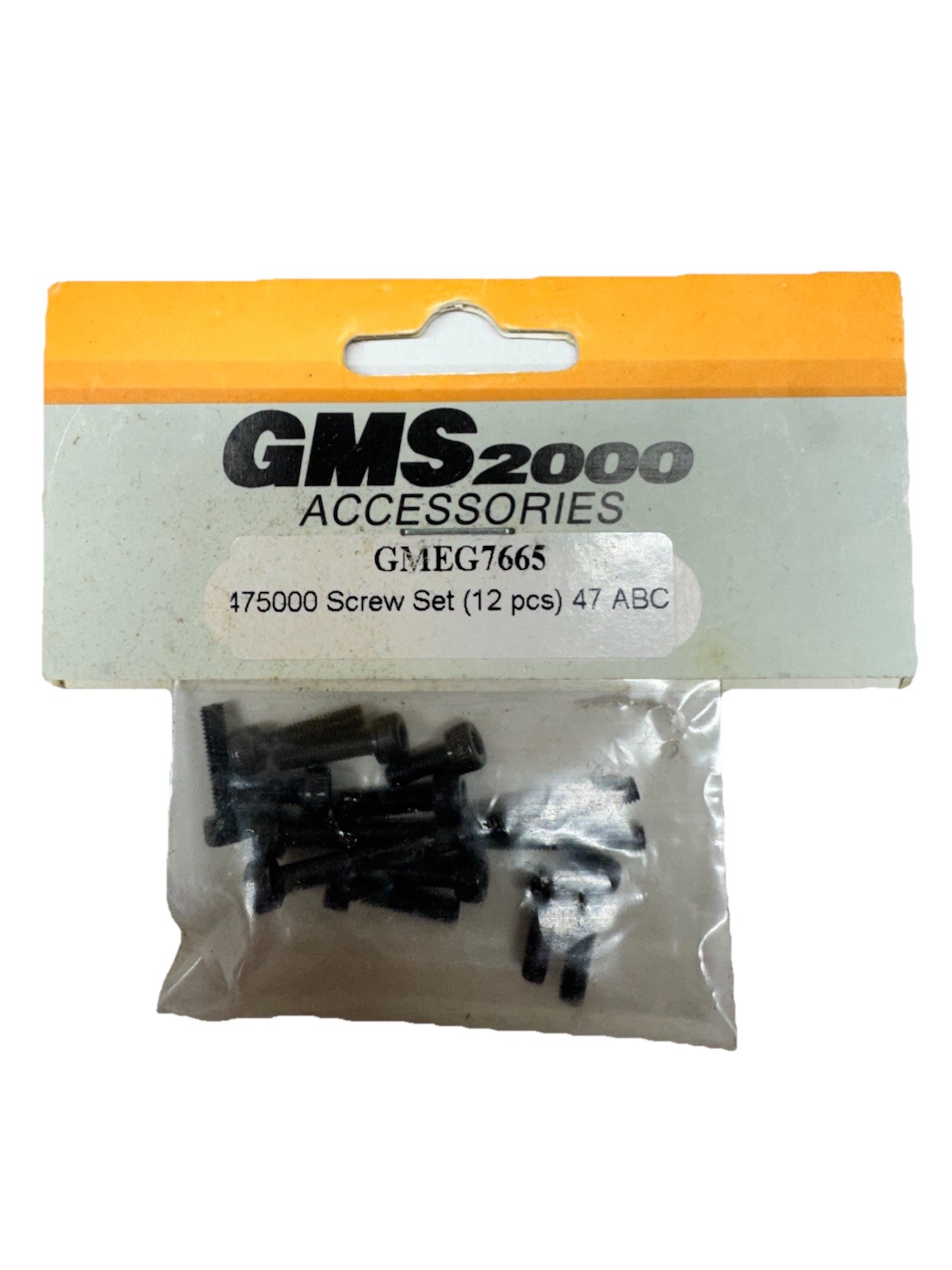 GMS 2000 GMEG7665 Screw Set For GMS 47 RC Airplane Glow Engine