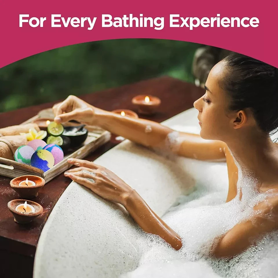 Great Valentines Gift Pack 12pcs Bubble Spa Bath Bombs Perfect Luscious Gift set