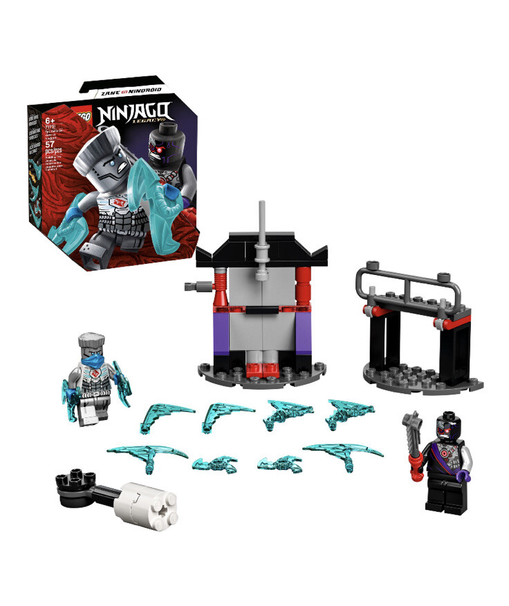 LEGO NINJAGO Epic Battle Set Zane vs. Nindroid 71731 Building Kit 57 Pcs Age 6+