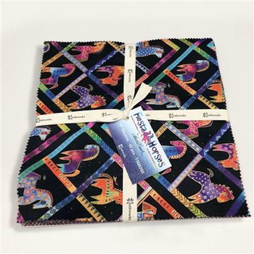 Laurel Burch**FIESTA HORSES**LAYER CAKE~SUPER SALE !!!