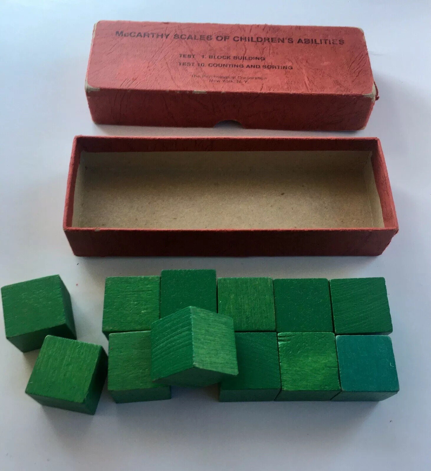1972 McCarthy Scales of Children's Abilities Psychology Test Kit Scarce.