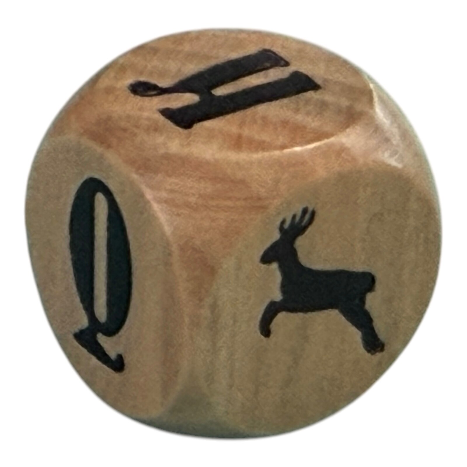 Deer In The Headlights Replacement Wood Brown 6-Sided Die Front Porch 2015
