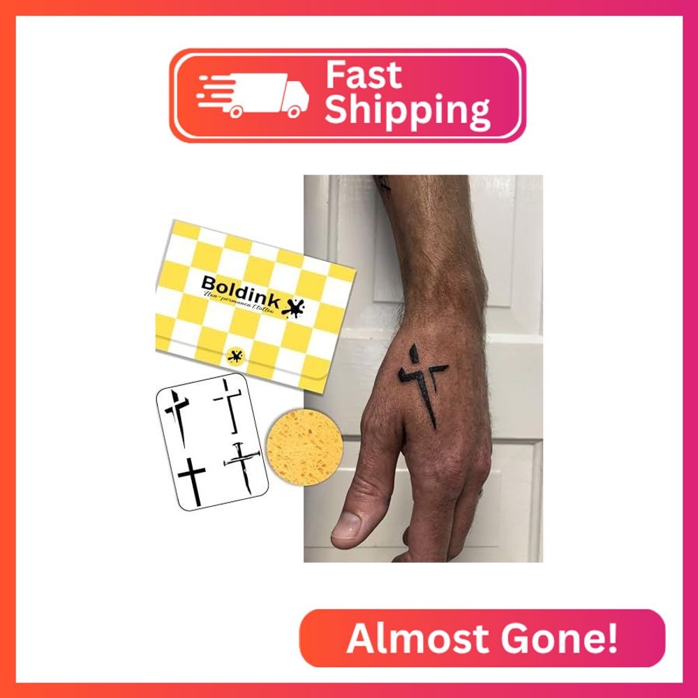 Boldink Temporary Tattoos,Semi Permanent Tattoos,15 Days Long Lasting Tattoo Sti