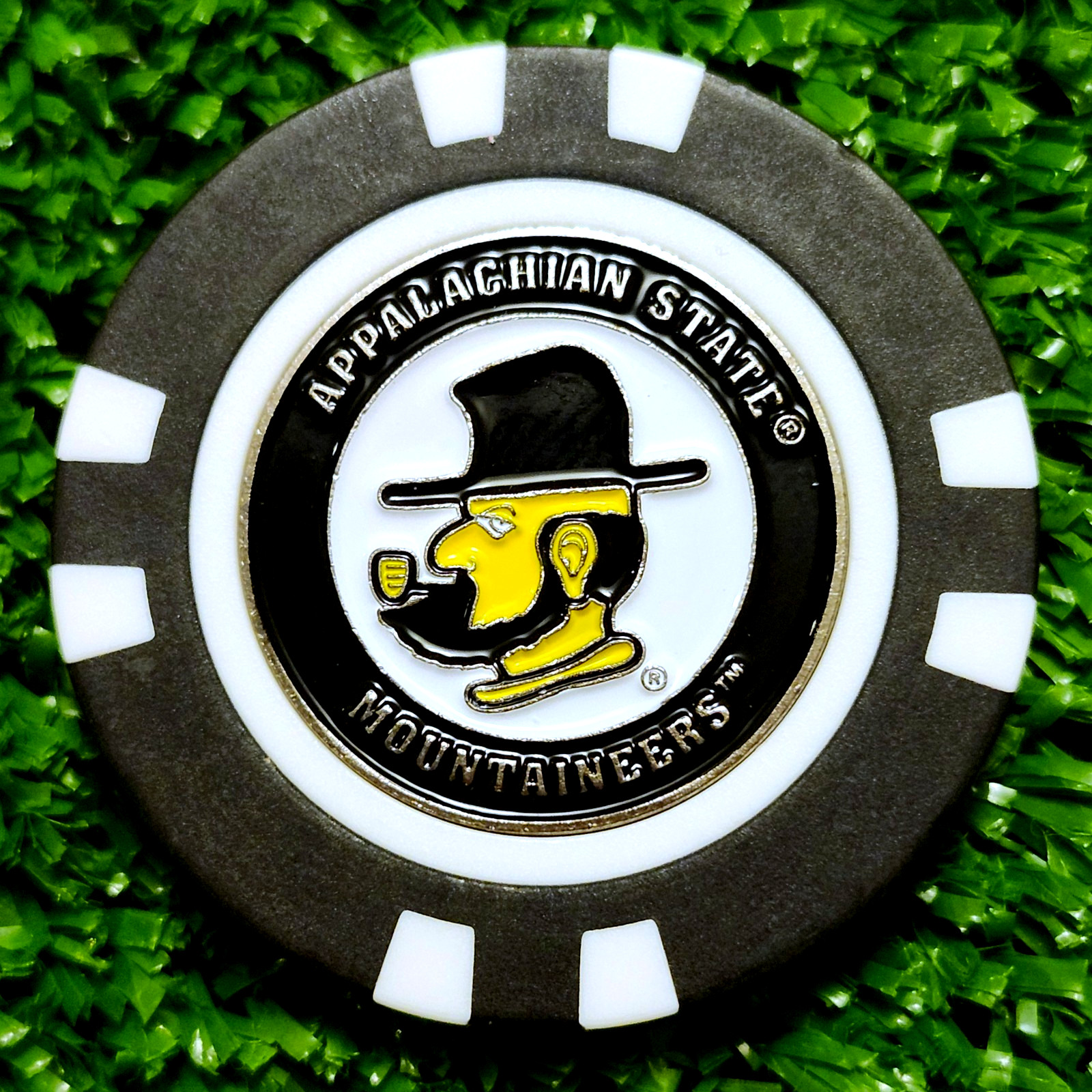 Appalachian Mountaineers Golf Ball Marker Magnetic Poker Chip New