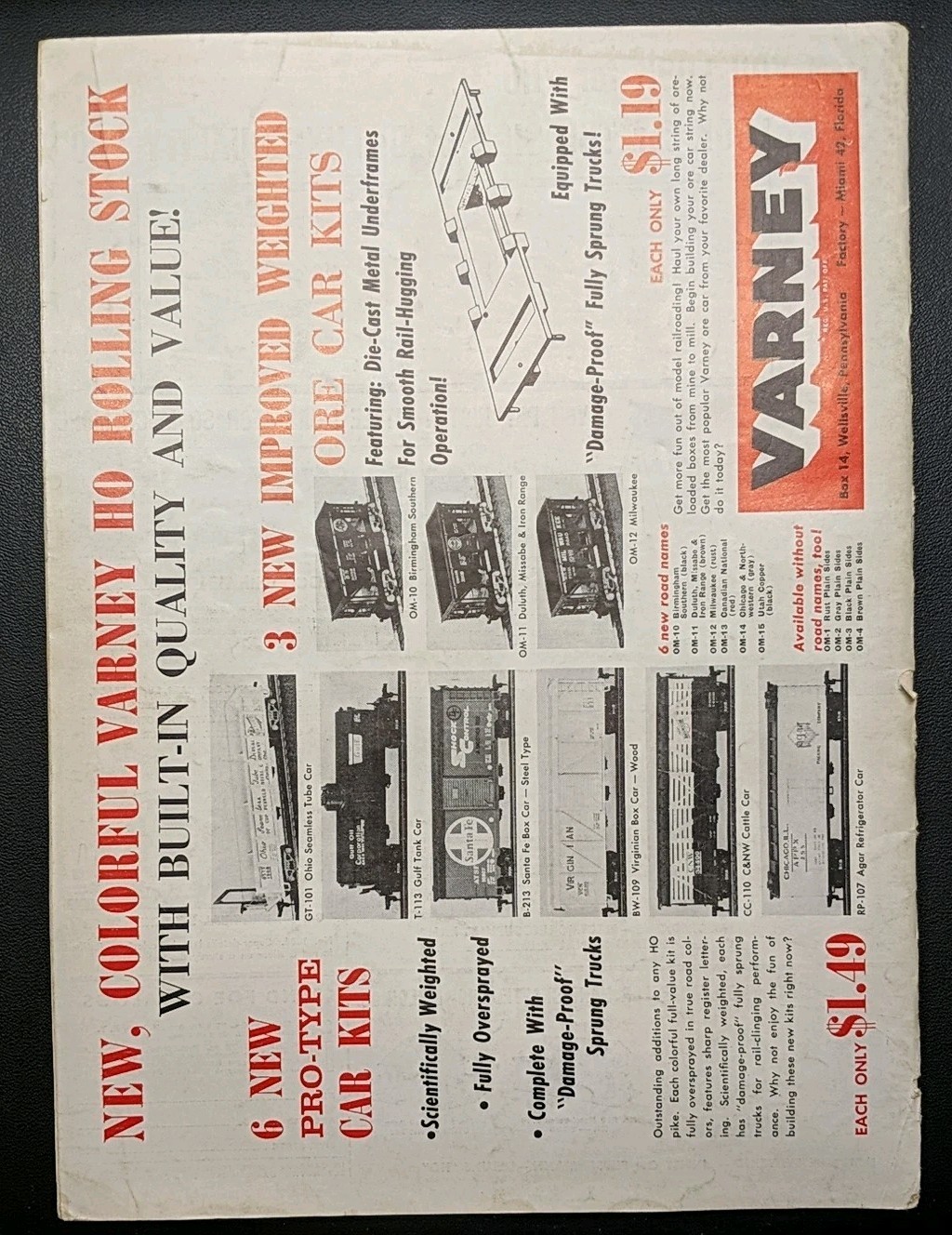 1961 Year MR HO Scale Model Railroader Magazine Lot of 12 (Full Year)
