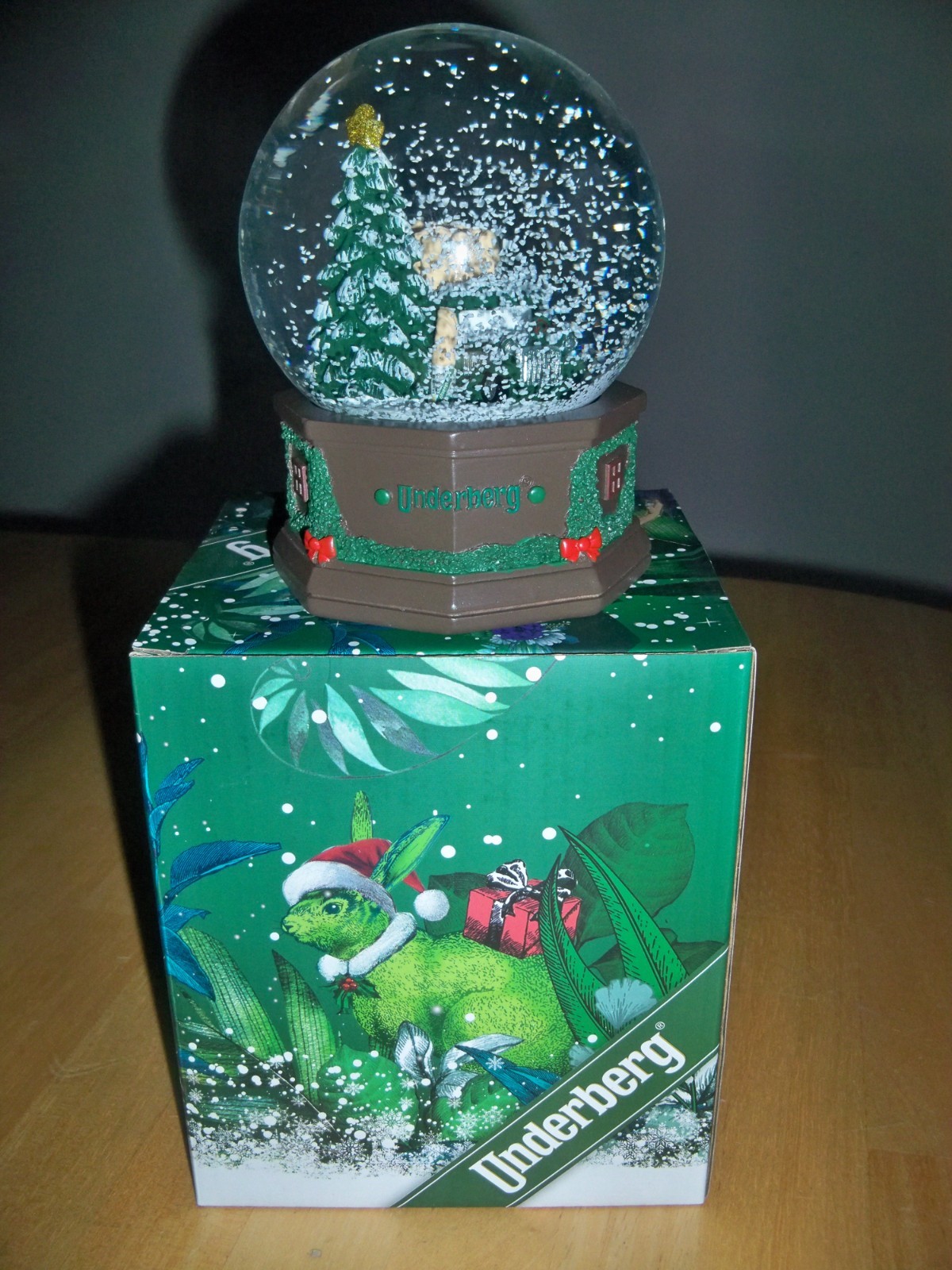 UNDERBERG Snow Globe -- Packaged In Illustrated Gift Box -- Free Shipping