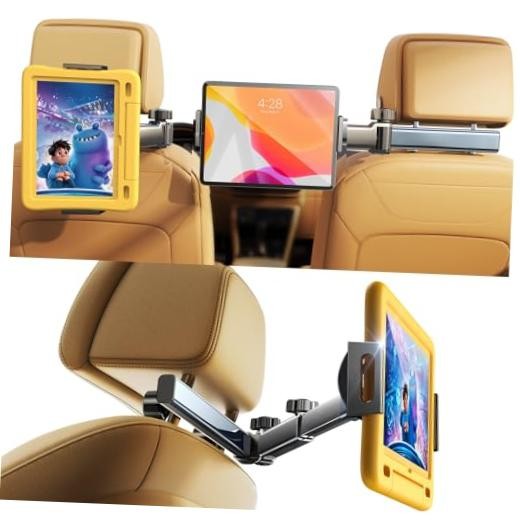 for iPad Holder Car Tablet Mount, Road Trip Essentials Toddler Kids 4.7-11"