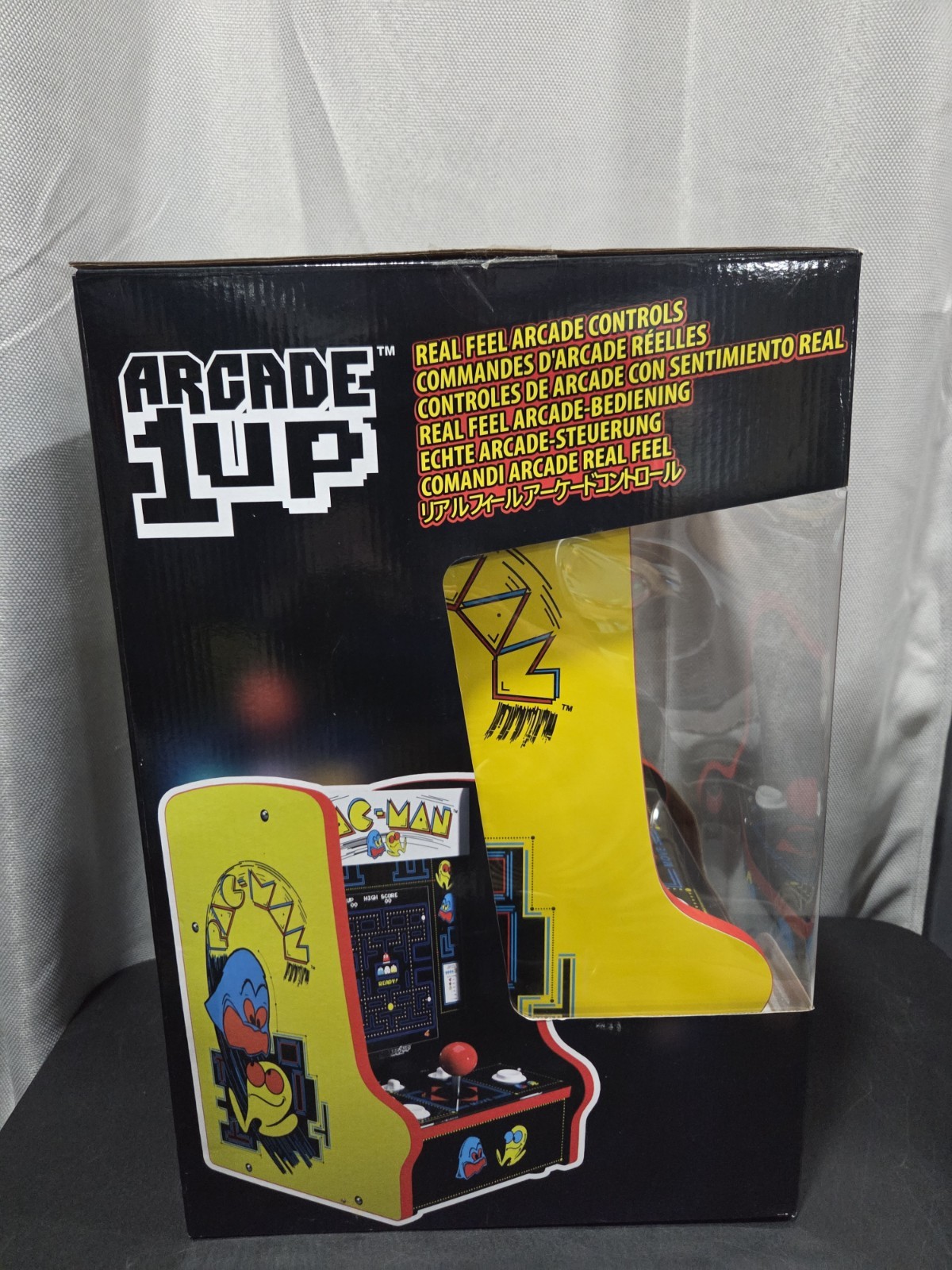 Arcade1Up Pac-Man Countertop Arcade Machine Tested & Working CIB Complete In Box