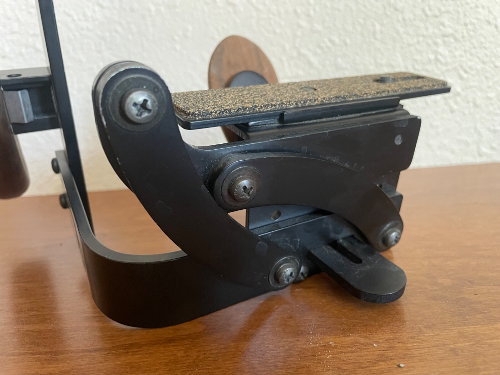 Stroboframe Pro Model R4b Camera/Flash Bracket + Landscape Portrait Base Wood